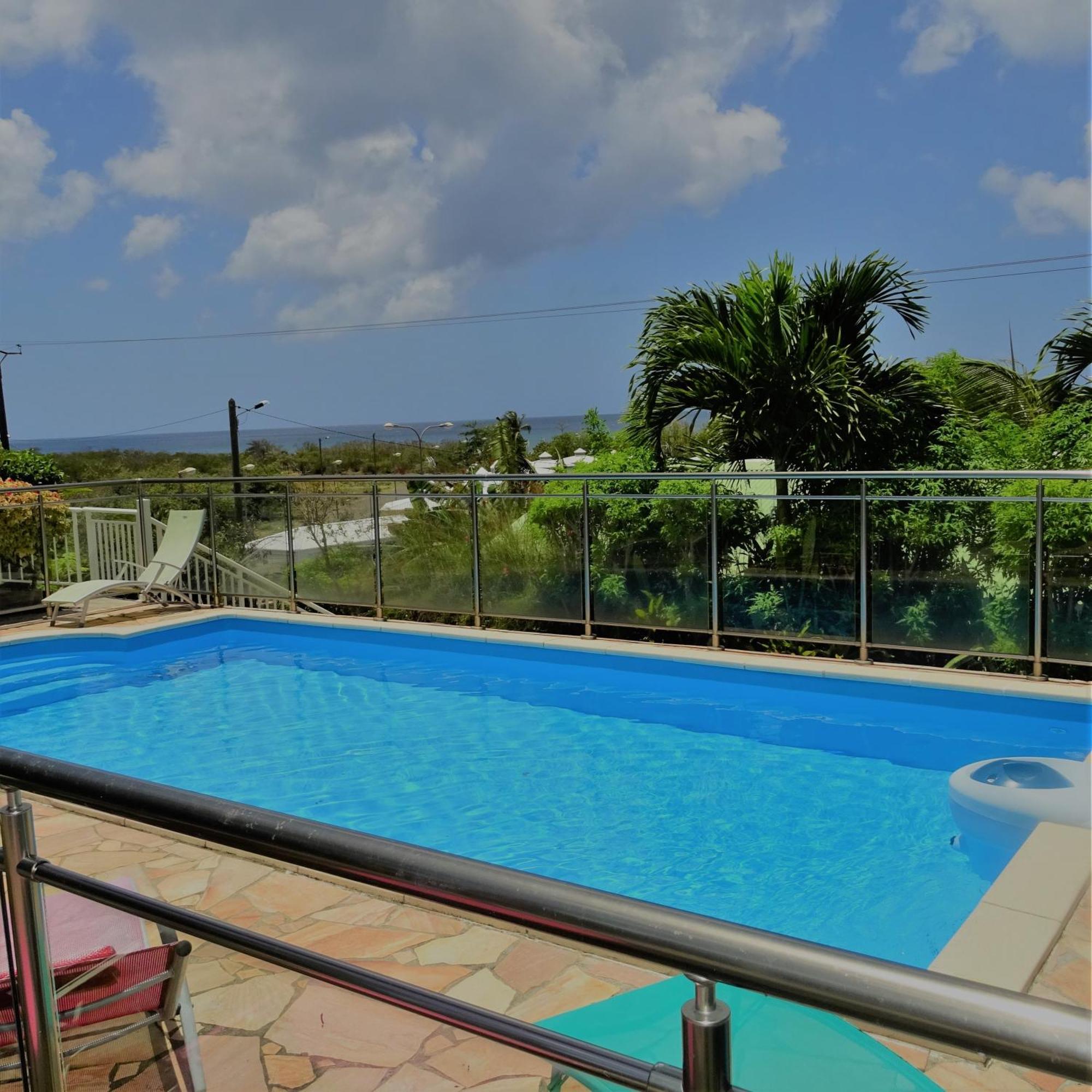 Les Algues De La Chapelle Bleu Horizon Vila Anse-Bertrand Exterior foto